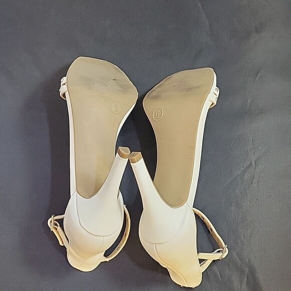 A.NEW DAY SQUARE TOE ADJUSTABLE BUCKLE ANKLE STRAP SANDAL - Picture 11 of 12